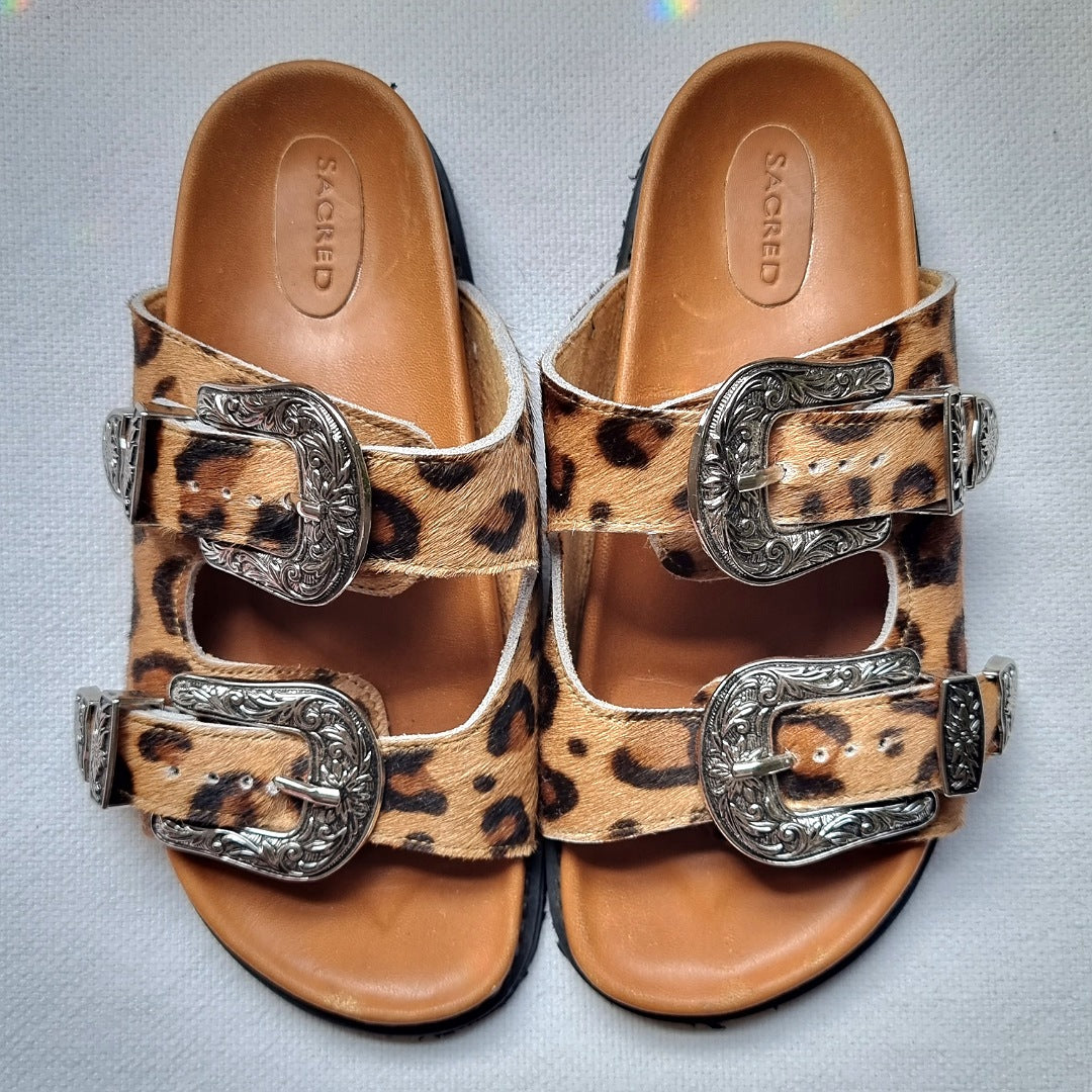 LEOPARD LUXE SANDALS *pre order*