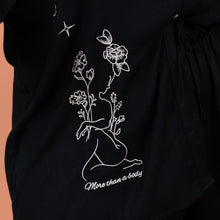 Load image into Gallery viewer, BLOOM SHIRT 𝒾𝓃 BLACK &amp; WHITE EMBROIDERY

