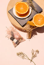 Load image into Gallery viewer, Blooming ritual gift box has been consciously created to inspire and empower you, curated-gifts, self-love, yoga mat, breathing exercises, inner-peace, crystals, essential oils, slow-living, travel-friendly, Gym Enthusiast, Yoga, Pilates, Fitness Fanatic, High-End, Sacred Circus, Eco-friendly, grounding.