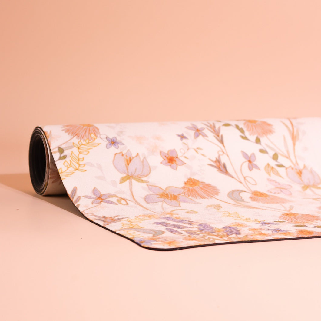 YOGA MAT - Bloom light LUXE PU recycled 5mm