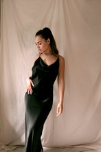 Load image into Gallery viewer, SPELLBOUND SILK DRESS | BLACK - Limited stock
