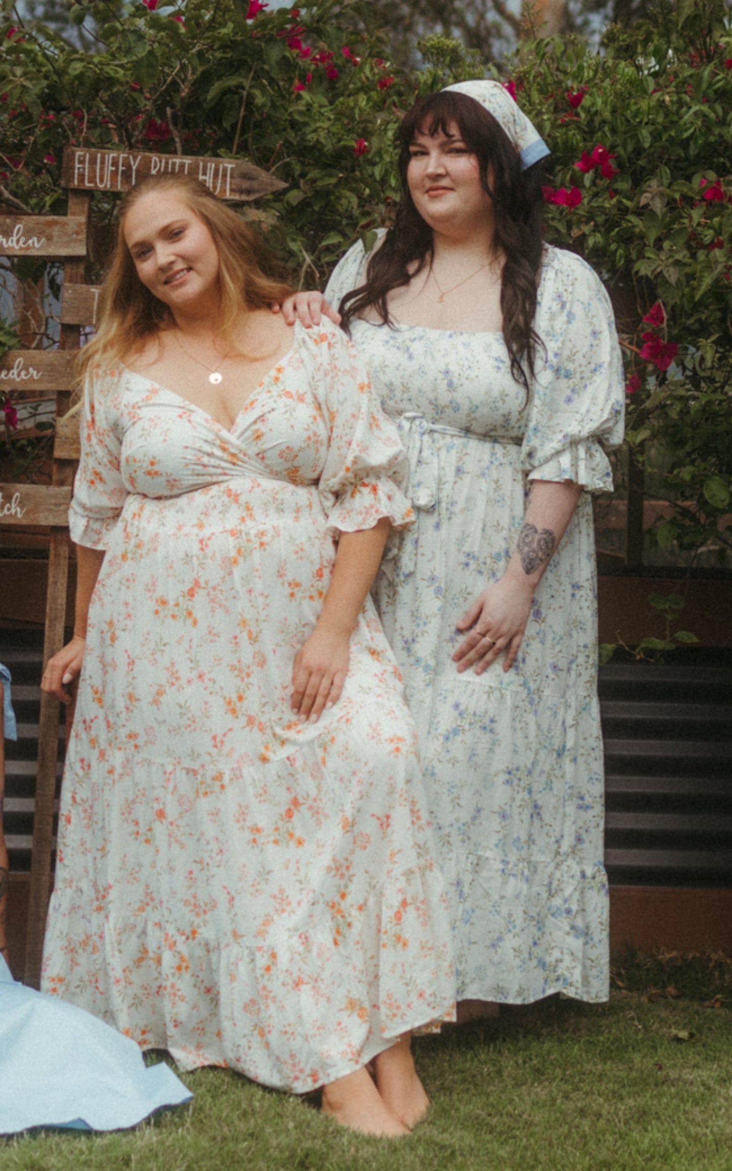 Cozy Staple Dress {Cool floral}