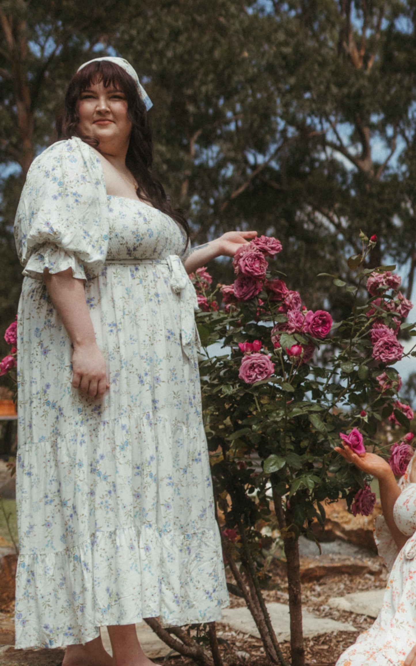 Cozy Staple Dress {Cool floral}