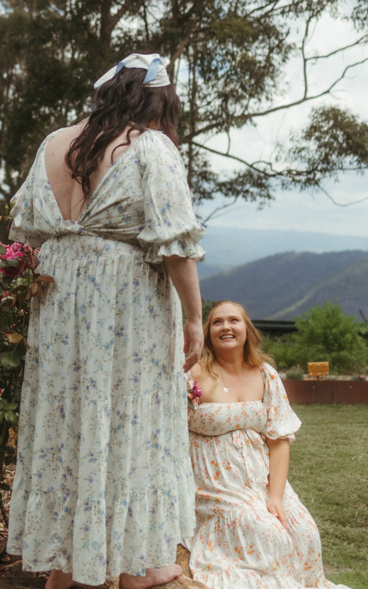 Cozy Staple Dress {Cool floral}