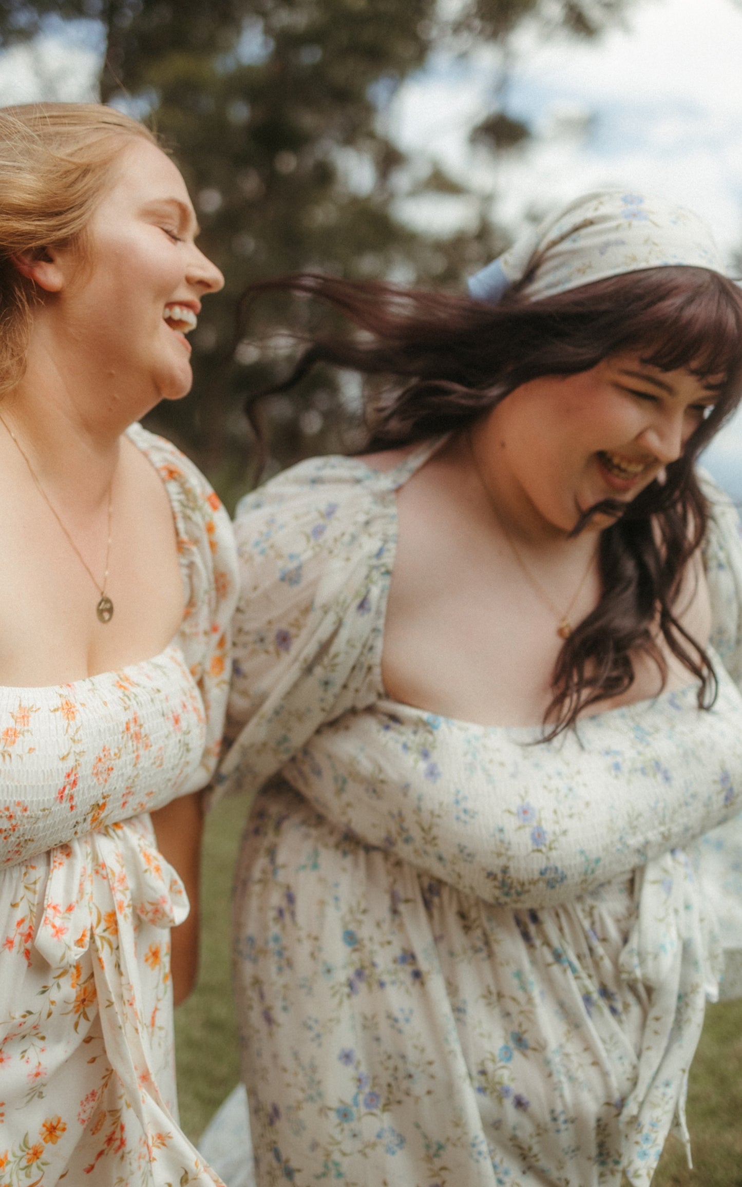 Cozy Staple Dress {Cool floral}