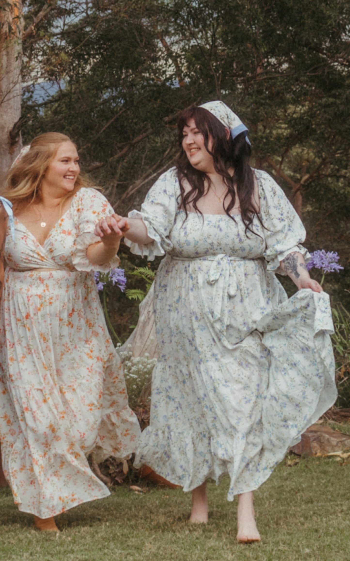 Cozy Staple Dress {Cool floral}