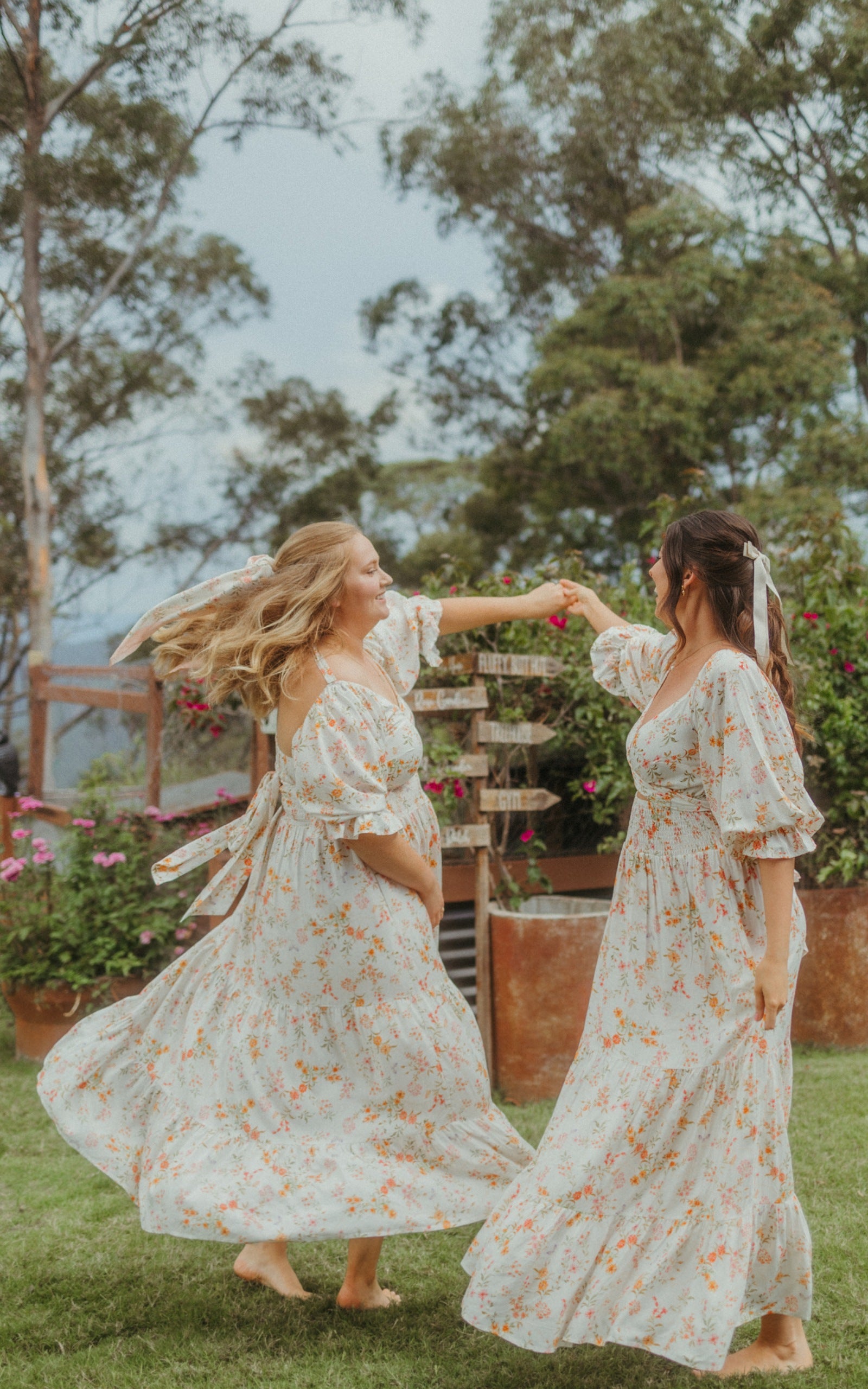 Cozy Staple Dress {Warm floral} – Sacred Circus