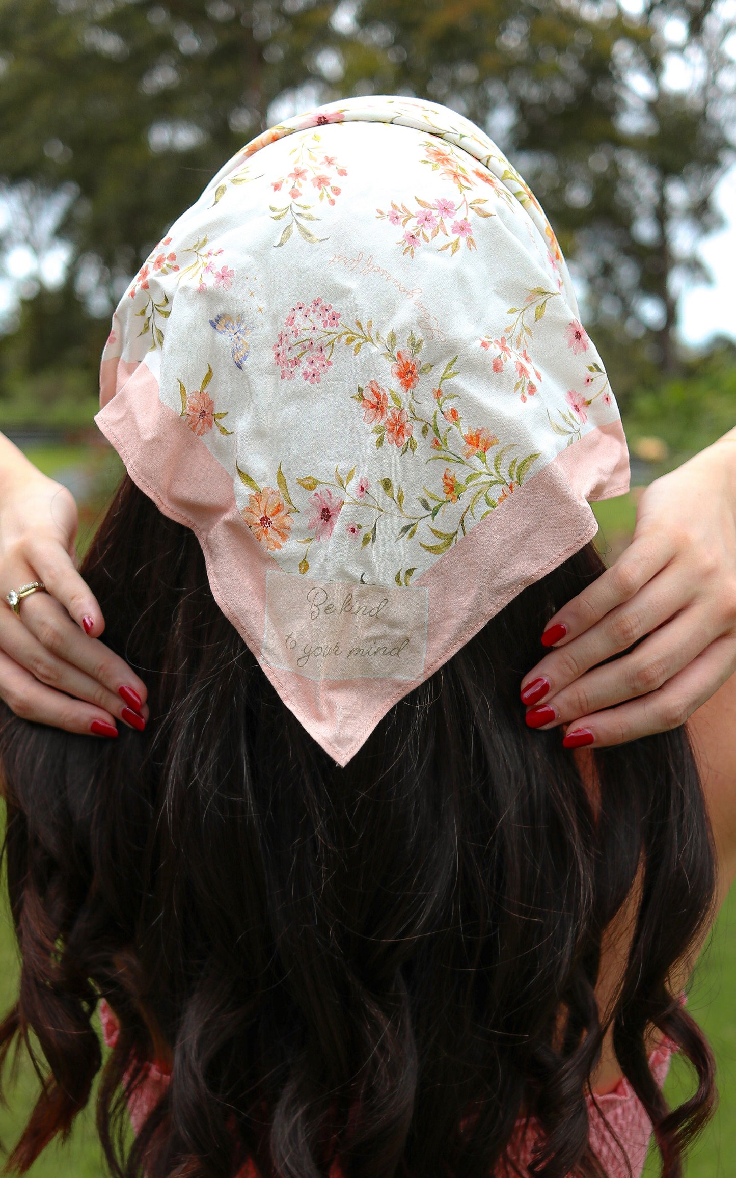 Cozy Confidence Head Scarf {Warm floral}