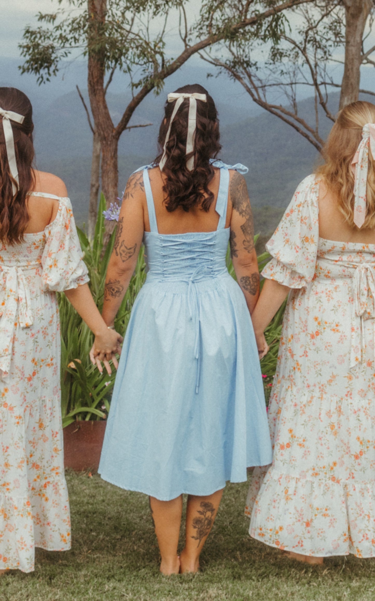 Confidence Midi Dress {plain blue}