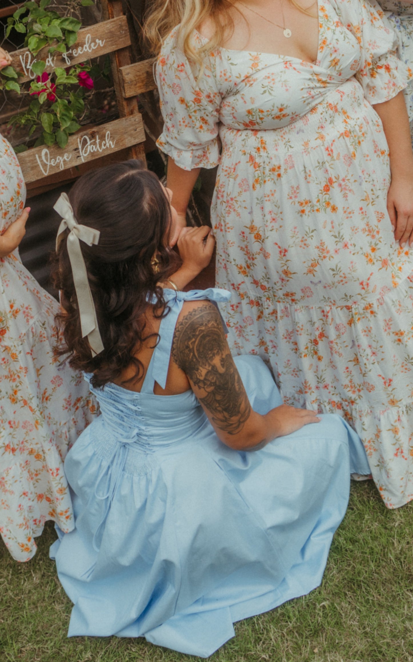 Confidence Midi Dress {plain blue}