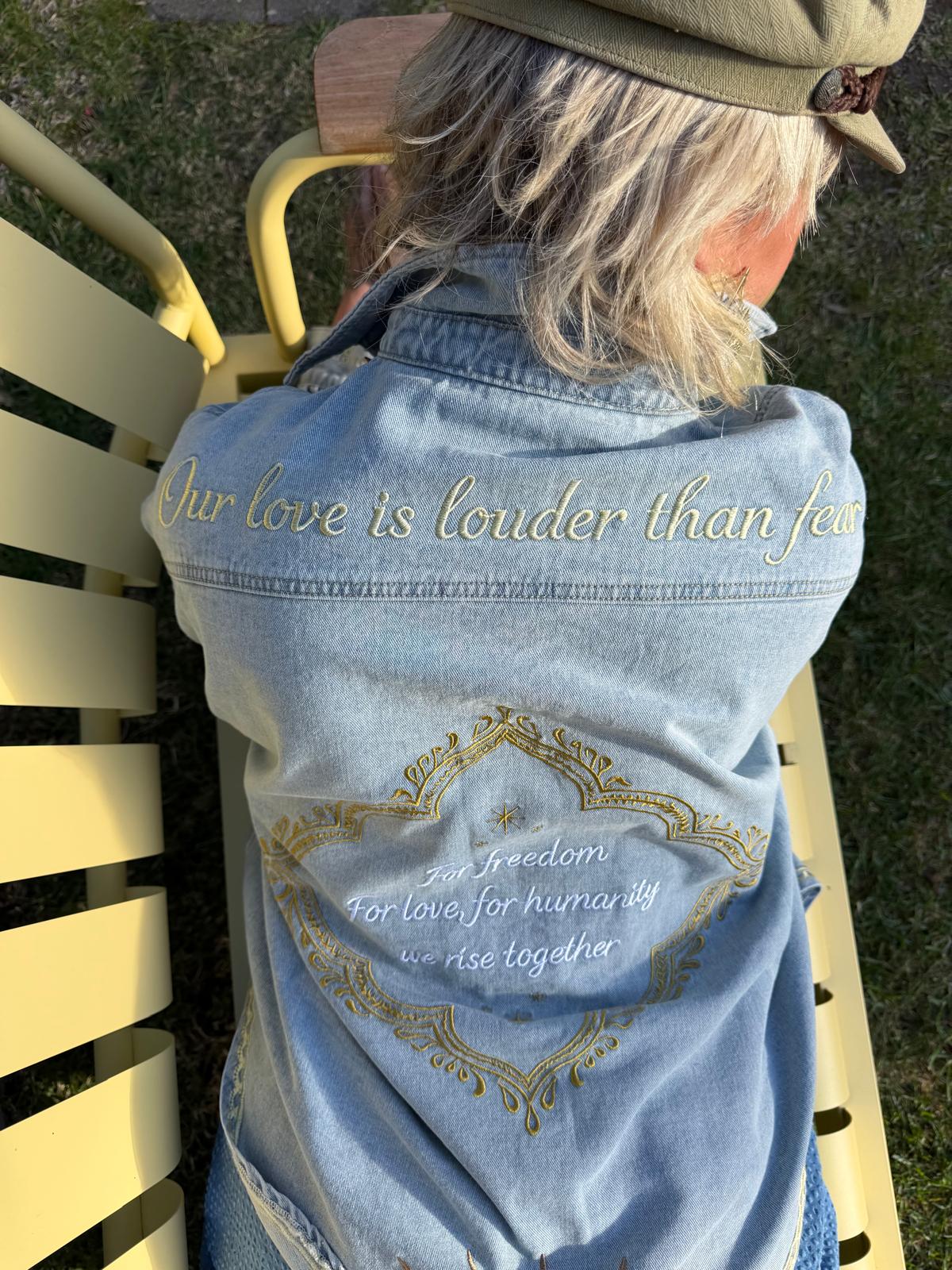Kindness Cloak denim shacket