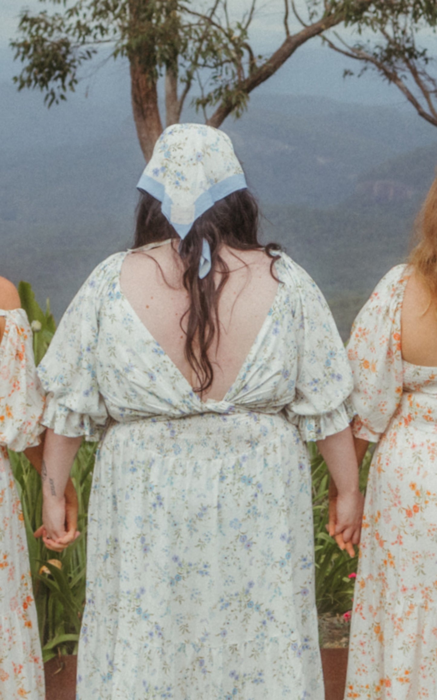 Cozy Confidence Head Scarf {Cool floral}