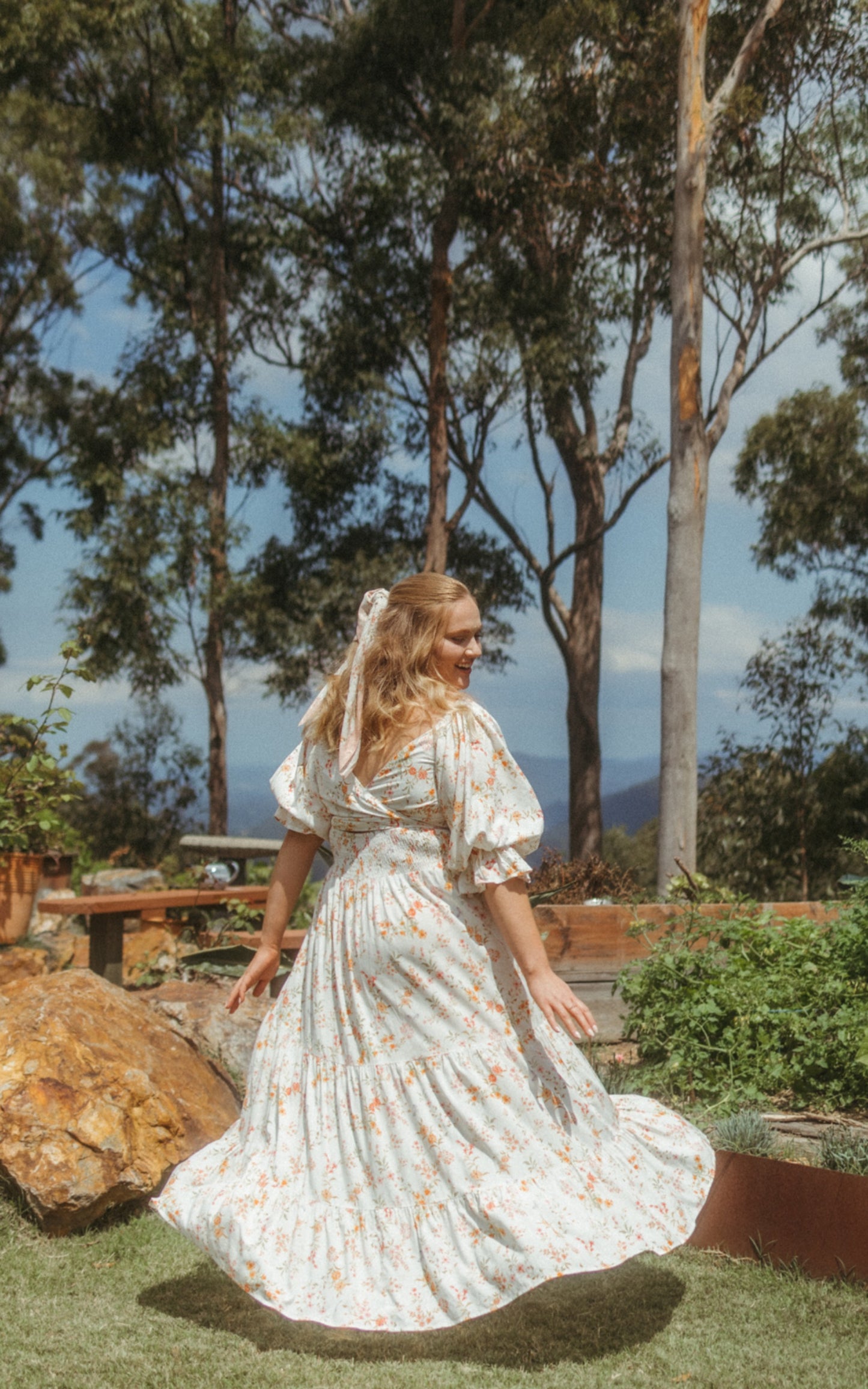 Cozy Confidence Head Scarf {Warm floral}