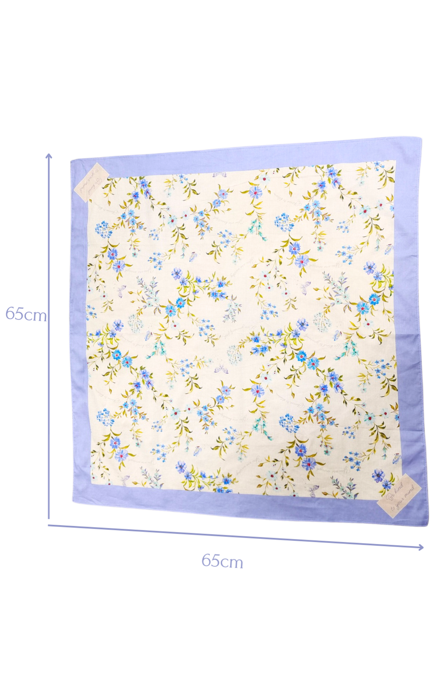 Cozy Confidence Head Scarf {Cool floral}