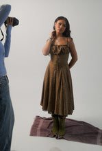 Load image into Gallery viewer, Corset Midi Dress {Leopard} {pre order}
