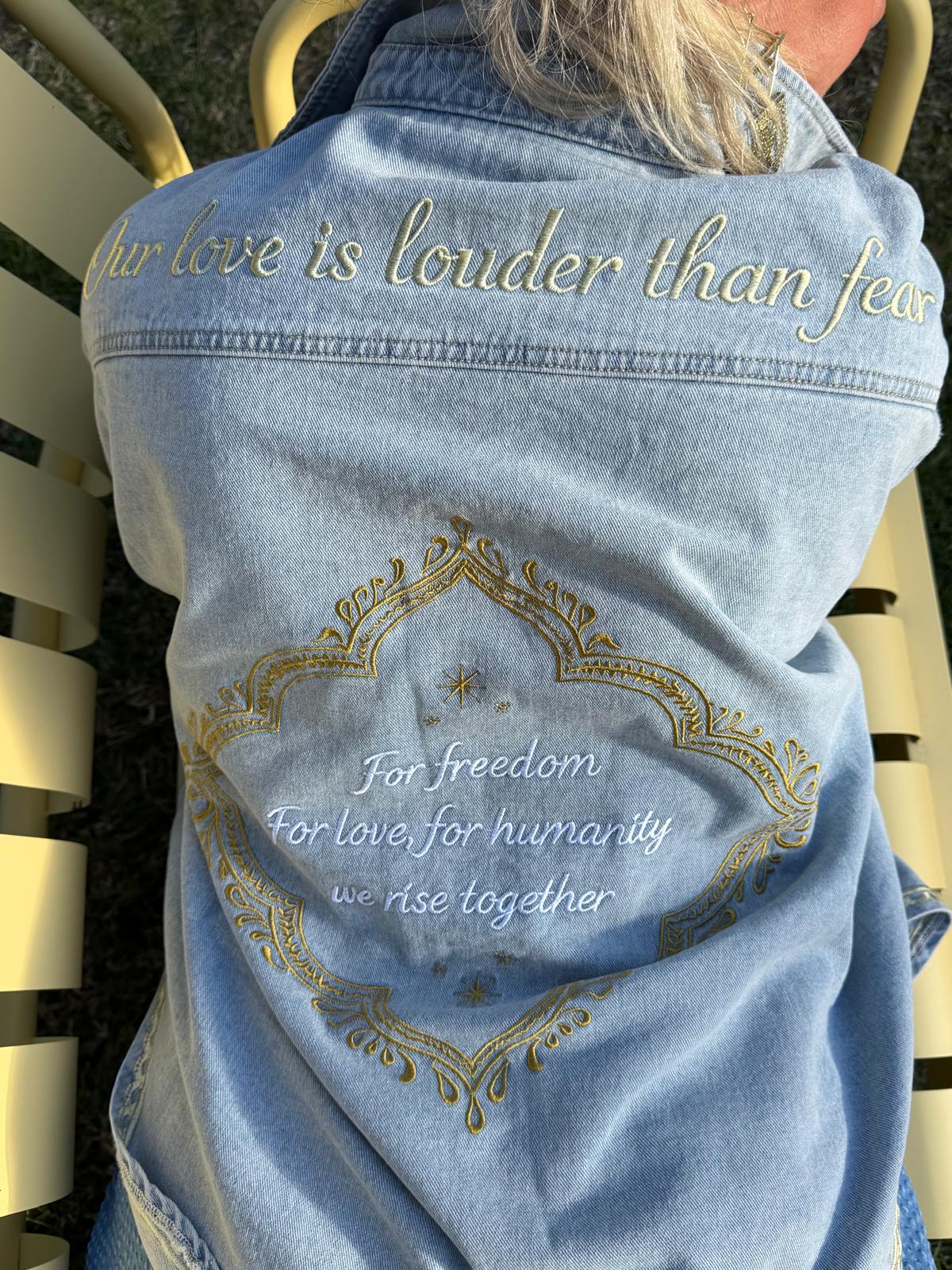 Kindness Cloak denim shacket