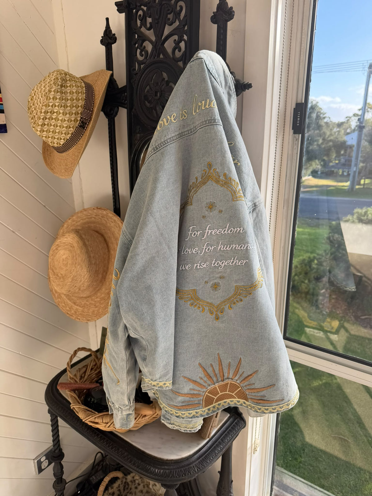 Kindness Cloak denim shacket
