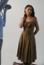 Load image into Gallery viewer, Corset Midi Dress {Leopard} {pre order}

