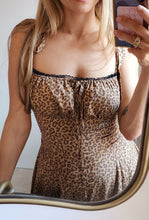 Load image into Gallery viewer, Corset Midi Dress {Leopard} {pre order}
