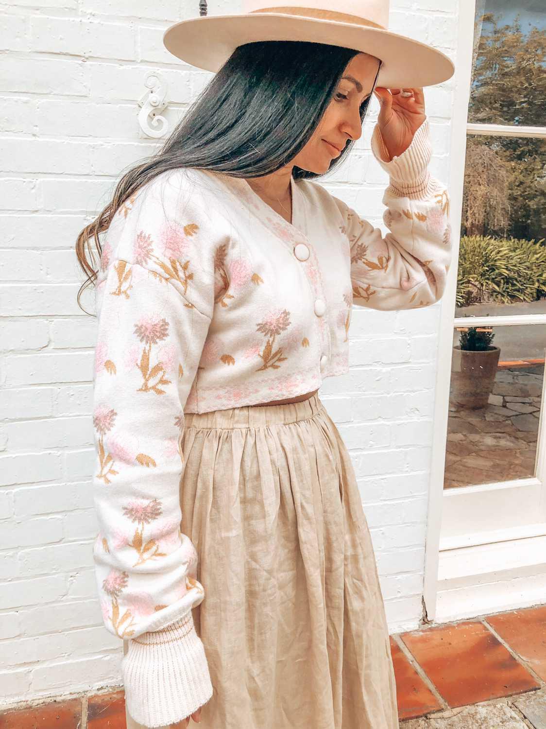 FLORAL ROMANCE CARDIGAN