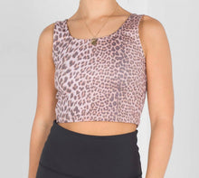 Load image into Gallery viewer, Eco-Luxe Recycled Polyester activewear fabric, this versatile tank top is super soft, with a stunning all-over animal print, Super soft blend of fabrics, Compression fit, True to Size, Size Inclusive, Sports wear, Gym Enthusiast, Yoga, Pilates, Fitness Fanatic, Self- love, High-End, True to size, Eco-friendly, Organic, Stylish, Classic, Premium, Sacred Circus, 4 way strerch for supoort, Everyday wear, Comfortable Quality. 

