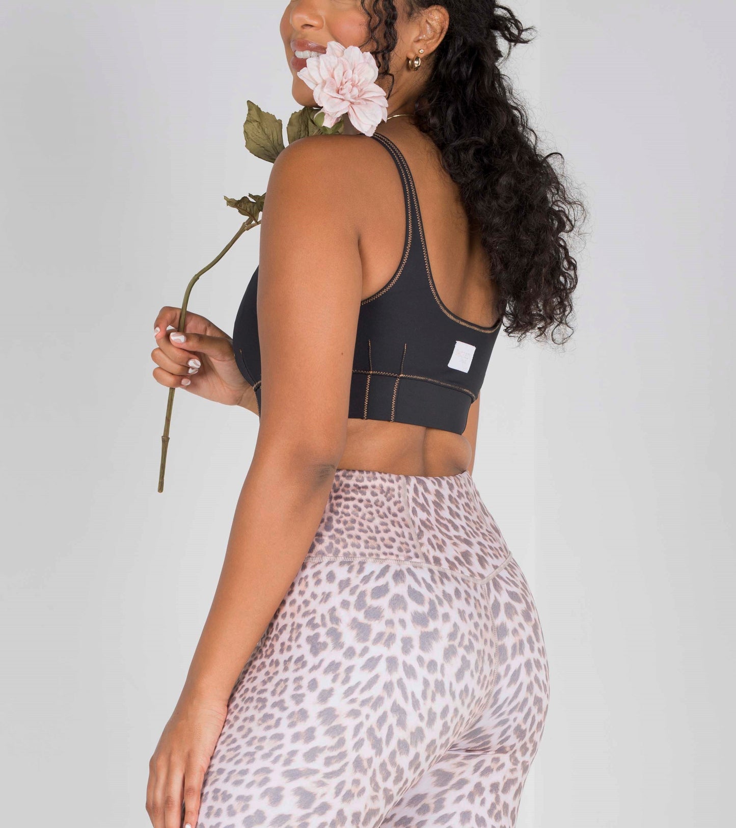 Eco-Luxe  or Eco-Lux Recycled Polyester active wear fabric, these women’s 2-in-1reversible sports-bra or top are super soft, with a stunning matte black look, Double lined, triangle stitching,  Size Inclusive, Sports wear, Gym Enthusiast, Yoga, Pilates, Fitness Fanatic, High-End, Plus -size, Eco-friendly, Organic, Stylish, Classic, Premium, Sacred Circus, Tight-fit, High-stretch, running, Everyday wear, comfortable, high-quality. 