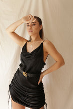 Load image into Gallery viewer, SPELLBOUND SILK DRESS | BLACK - Limited stock
